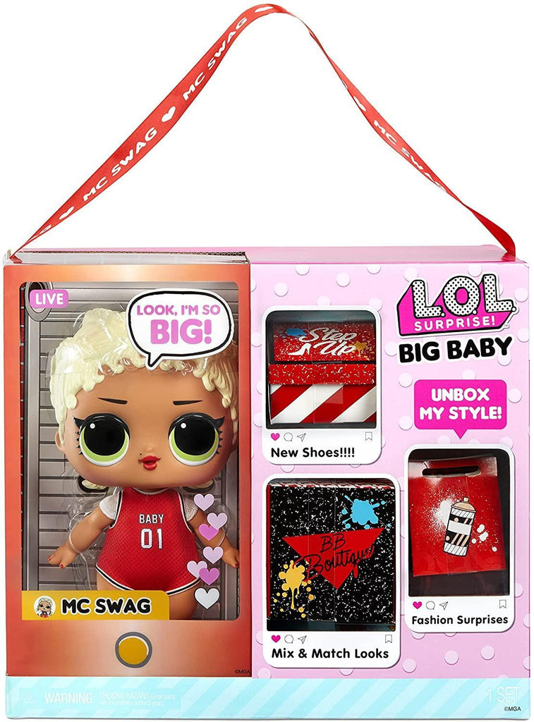 L.O.L. Surprise! Big Baby Doll M.C. Swag - TOYBOX Toy Shop