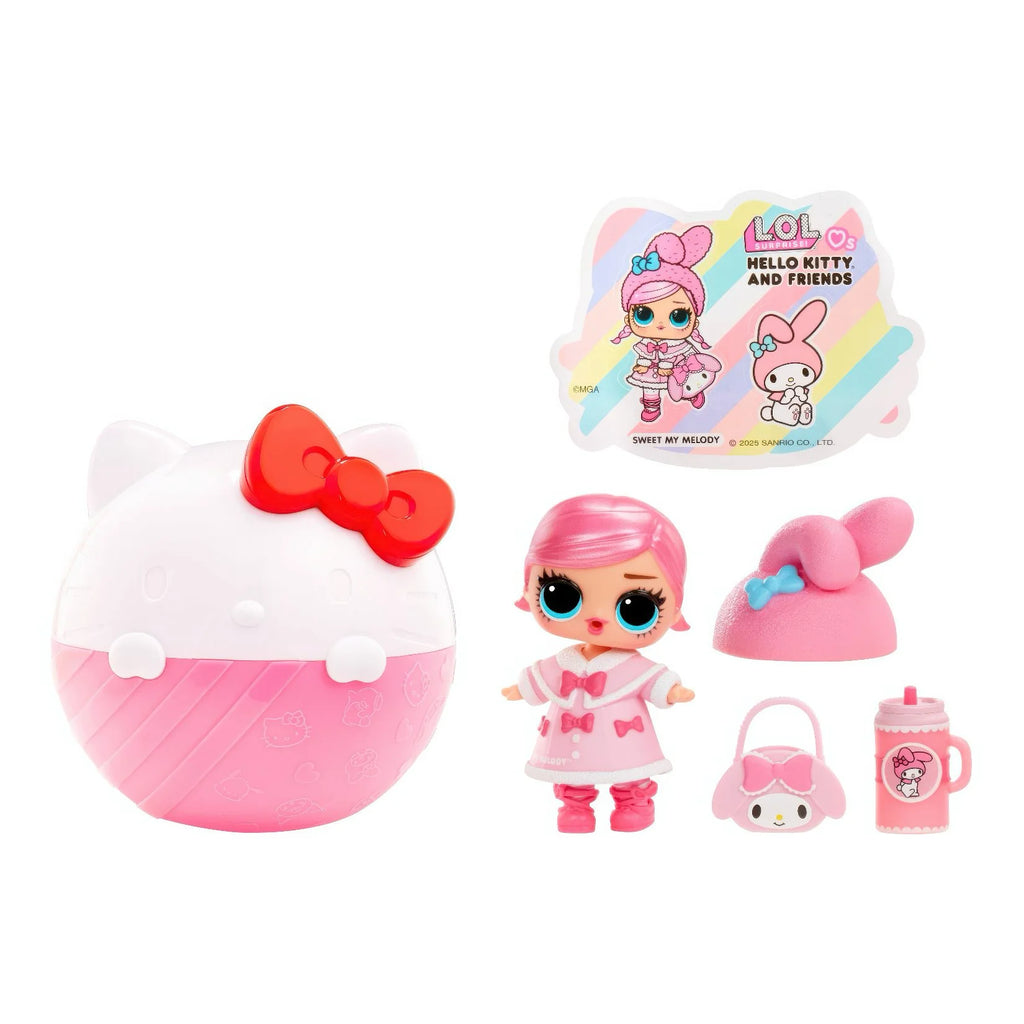 L.O.L. Surprise! Hello Kitty and Friends Tots - Assorted - TOYBOX Toy Shop