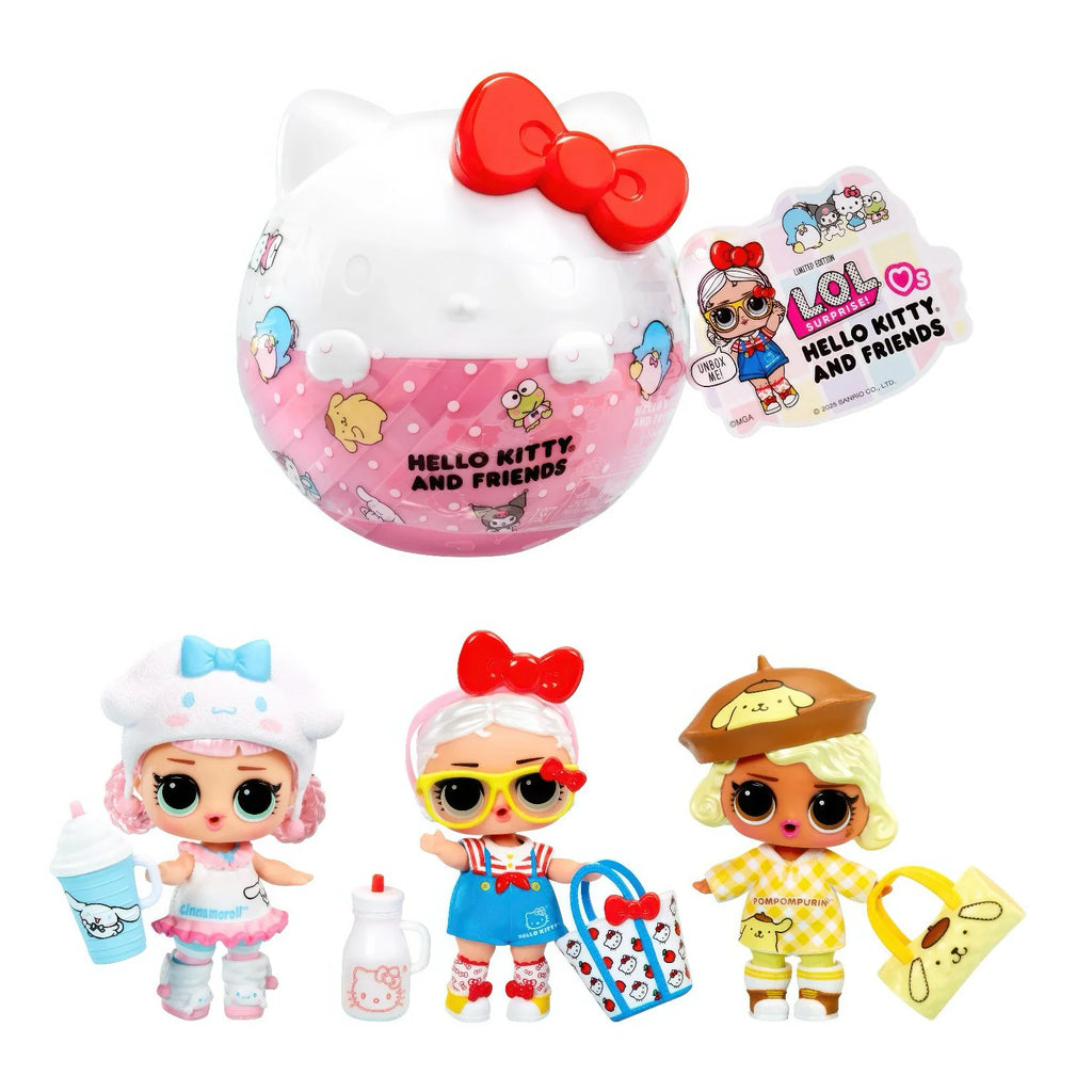 L.O.L. Surprise! Hello Kitty and Friends Tots - Assorted - TOYBOX Toy Shop