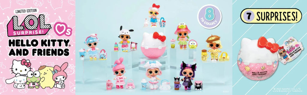 L.O.L. Surprise! Hello Kitty and Friends Tots - Assorted - TOYBOX Toy Shop