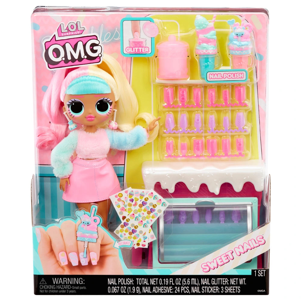 L.O.L. Surprise! O.M.G. Sweet Nails Candylicious Sprinkles Shop Set - TOYBOX Toy Shop