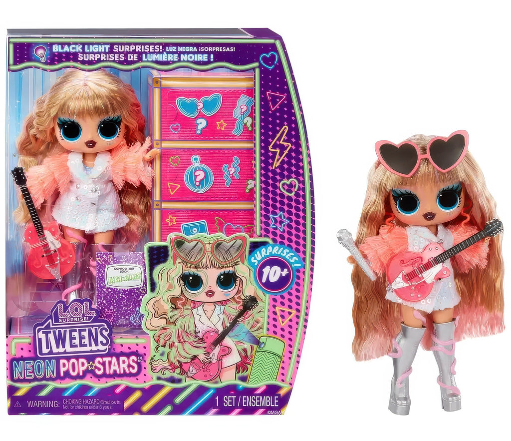 L.O.L. Surprise! Tweens Neon Pop Stars – Thea Stars Fashion Doll - TOYBOX Toy Shop