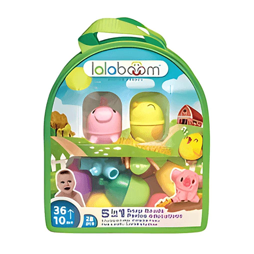 Lalaboom Education Beads and 2 Farm Animal Beads 28Pk - TOYBOX Toy Shop