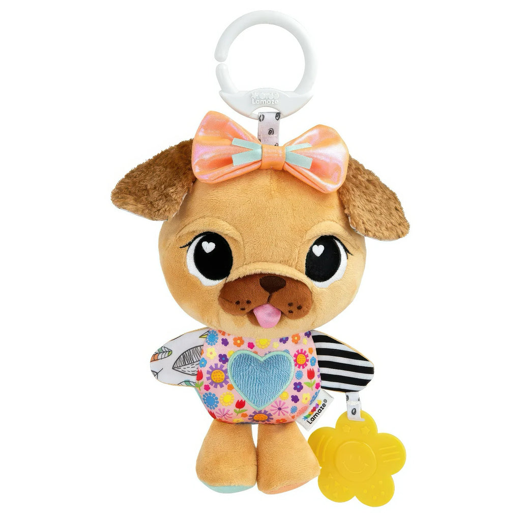 Lamaze Lovey the Pug - Clip and Go Baby Pram Toy - TOYBOX Toy Shop