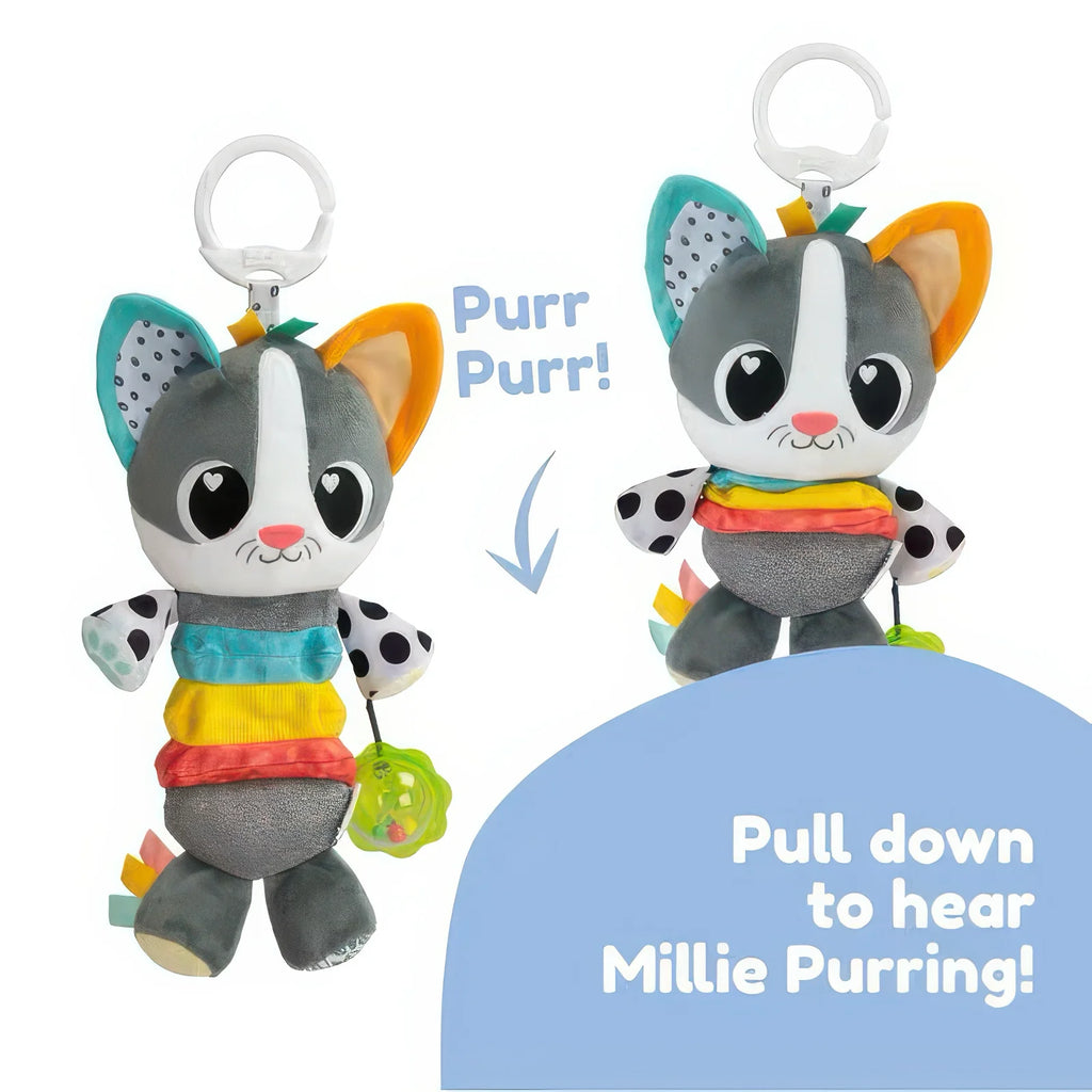 Lamaze Millie The Cat - Clip and Go Baby Pram Toy - TOYBOX Toy Shop