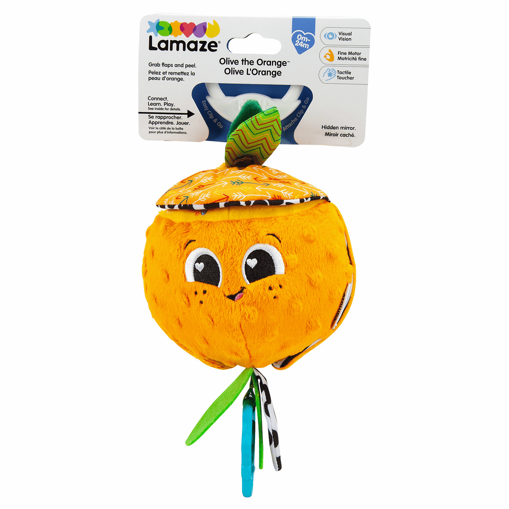 LAMAZE Olive the Orange Clip & Go - TOYBOX Toy Shop