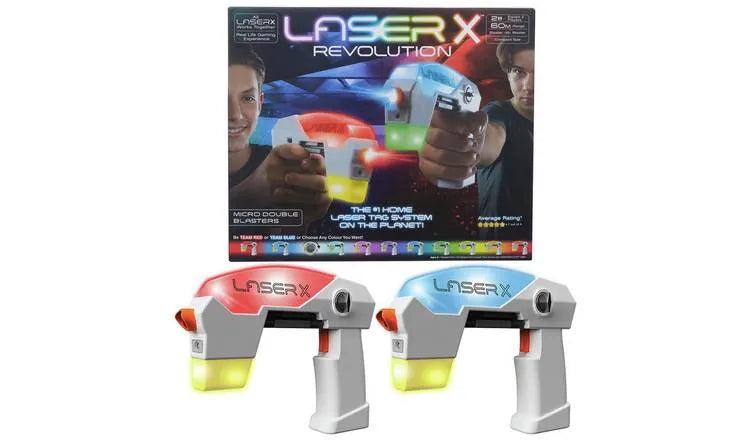 Laser X Revolution Micro Double Blasters - TOYBOX Toy Shop