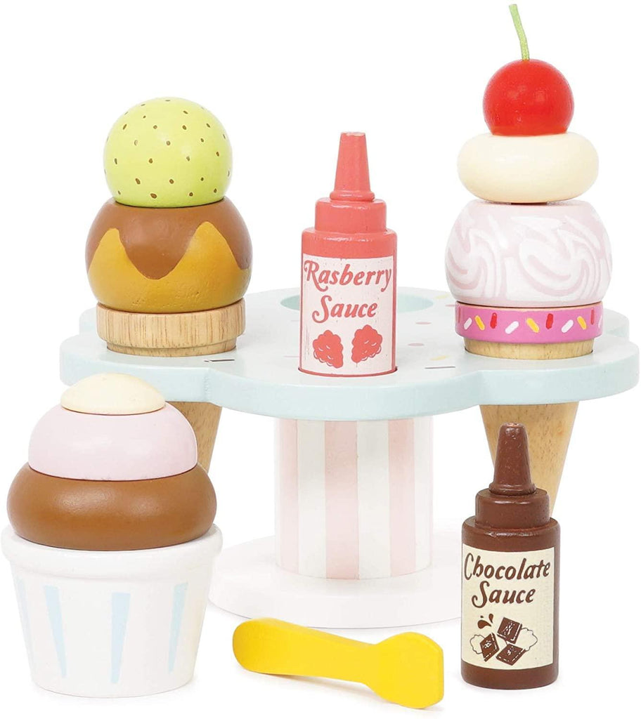 Le Toy Van Carlo's Wooden Ice Cream Gelato Stand - TOYBOX Toy Shop