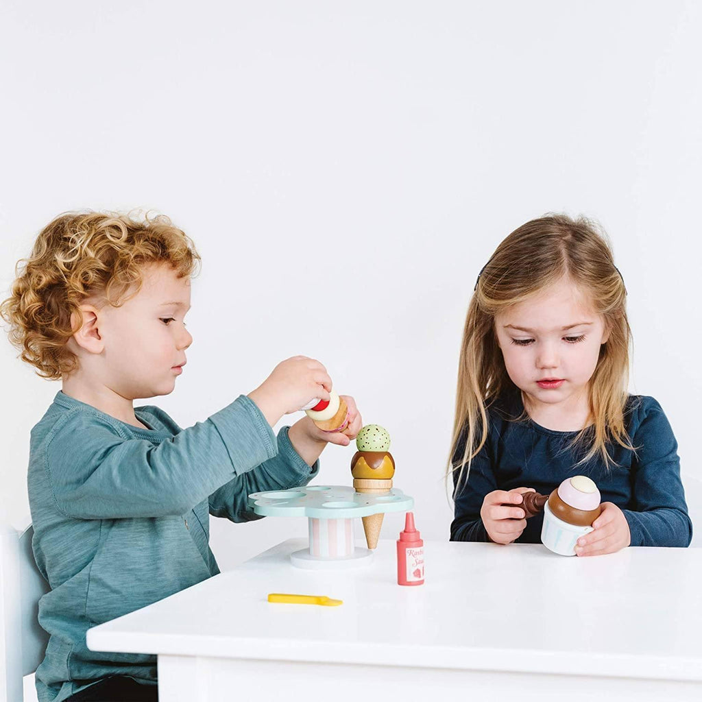 Le Toy Van Carlo's Wooden Ice Cream Gelato Stand - TOYBOX Toy Shop