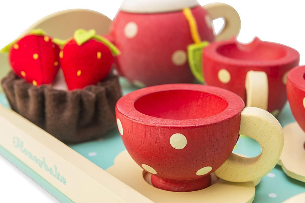 Le Toy Van - Childrens Wooden Honeybake Tea Set - TOYBOX Toy Shop