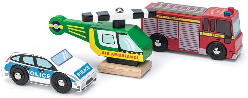 Le Toy Van - Emergency Vehicle Set - TOYBOX Toy Shop