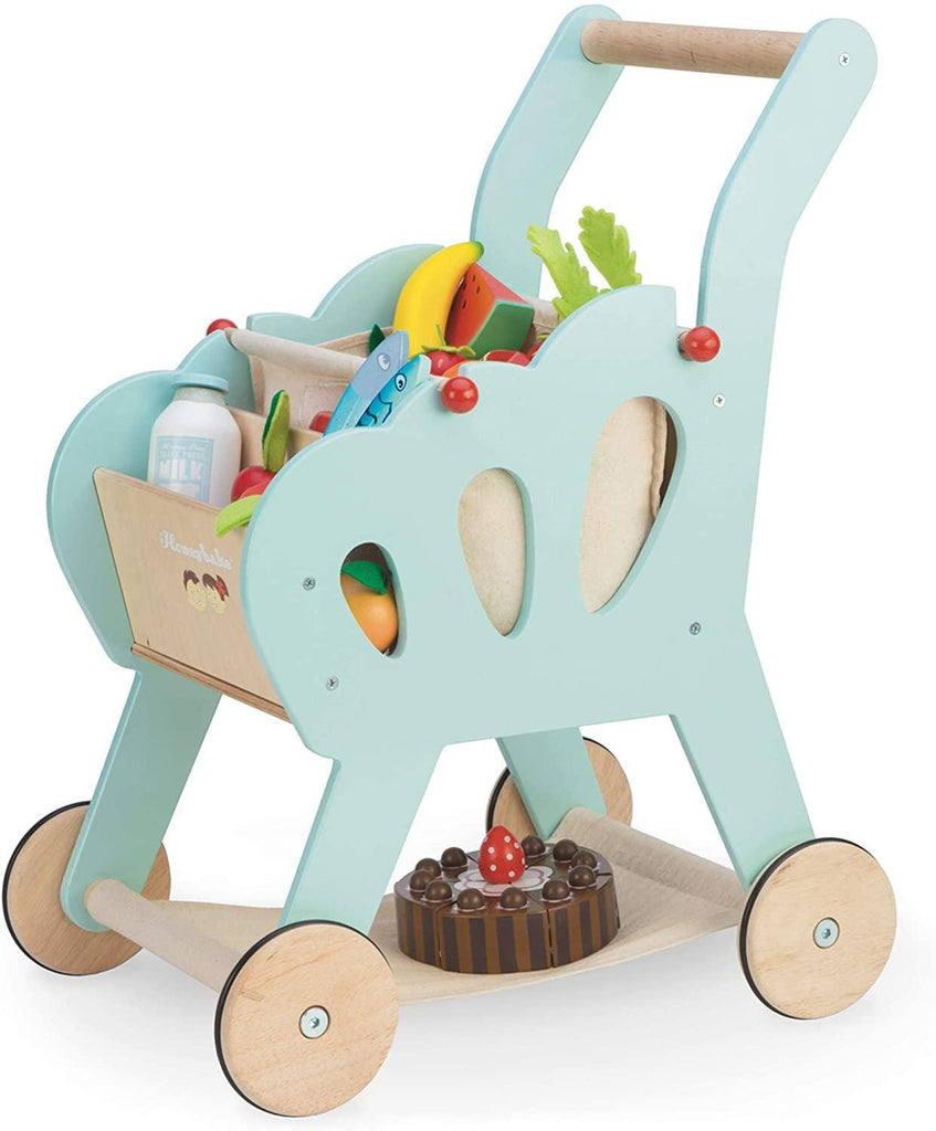 Le Toy Van Honeybake Wooden Shopping Trolley - TOYBOX Toy Shop