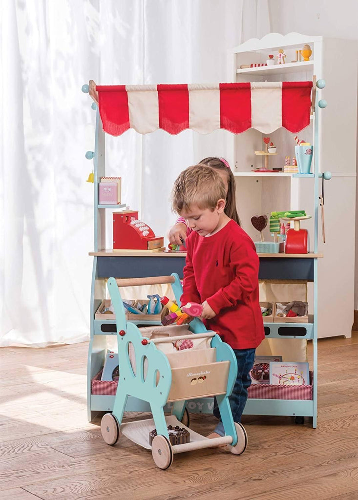 Le Toy Van Honeybake Wooden Shopping Trolley - TOYBOX Toy Shop