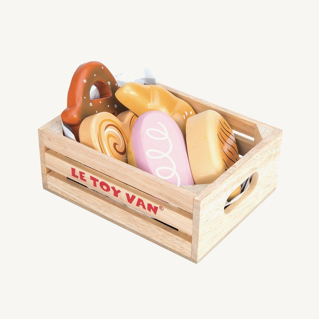 Le Toy Van - Honeybee Market Wooden Baker's Basket Crate - TOYBOX Toy Shop