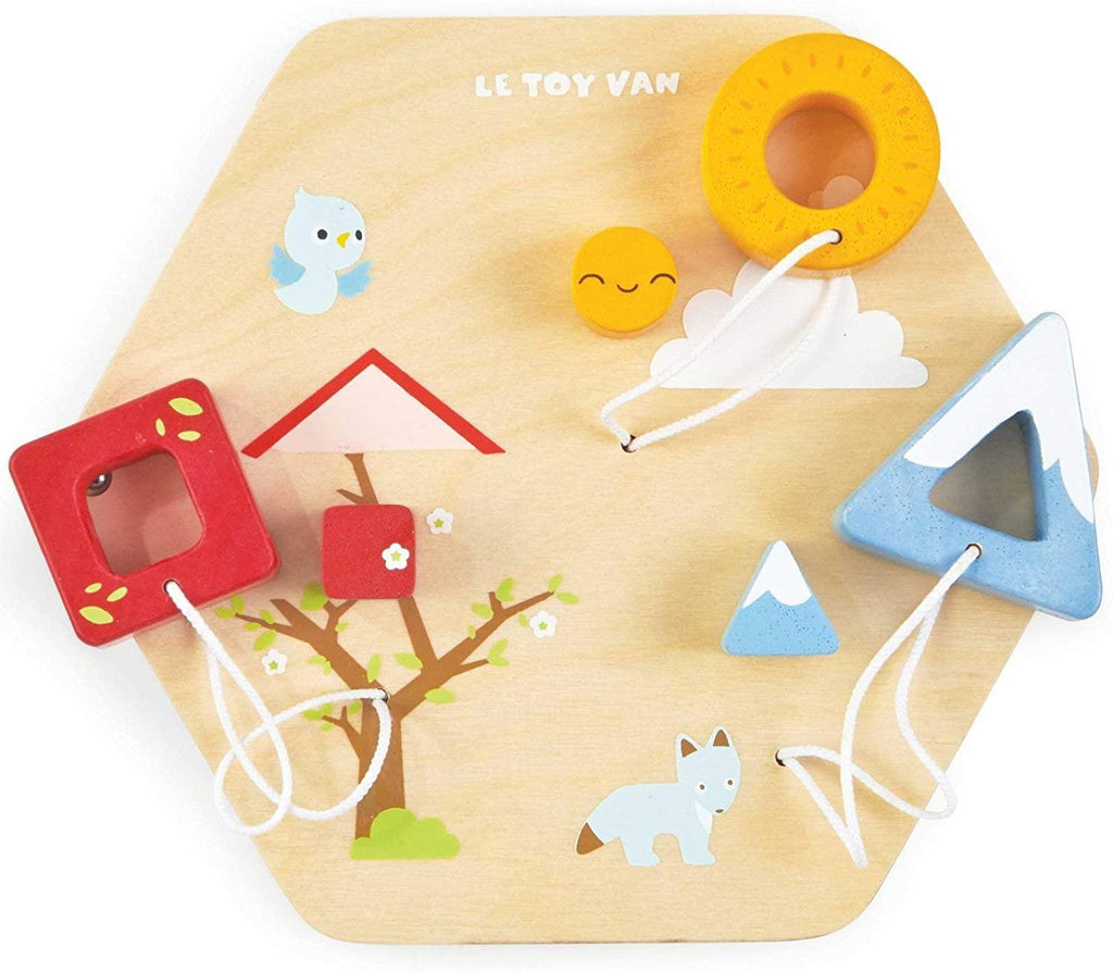 Le Toy Van Sensory Puzzle - Shapes Activity Tile - TOYBOX Toy Shop