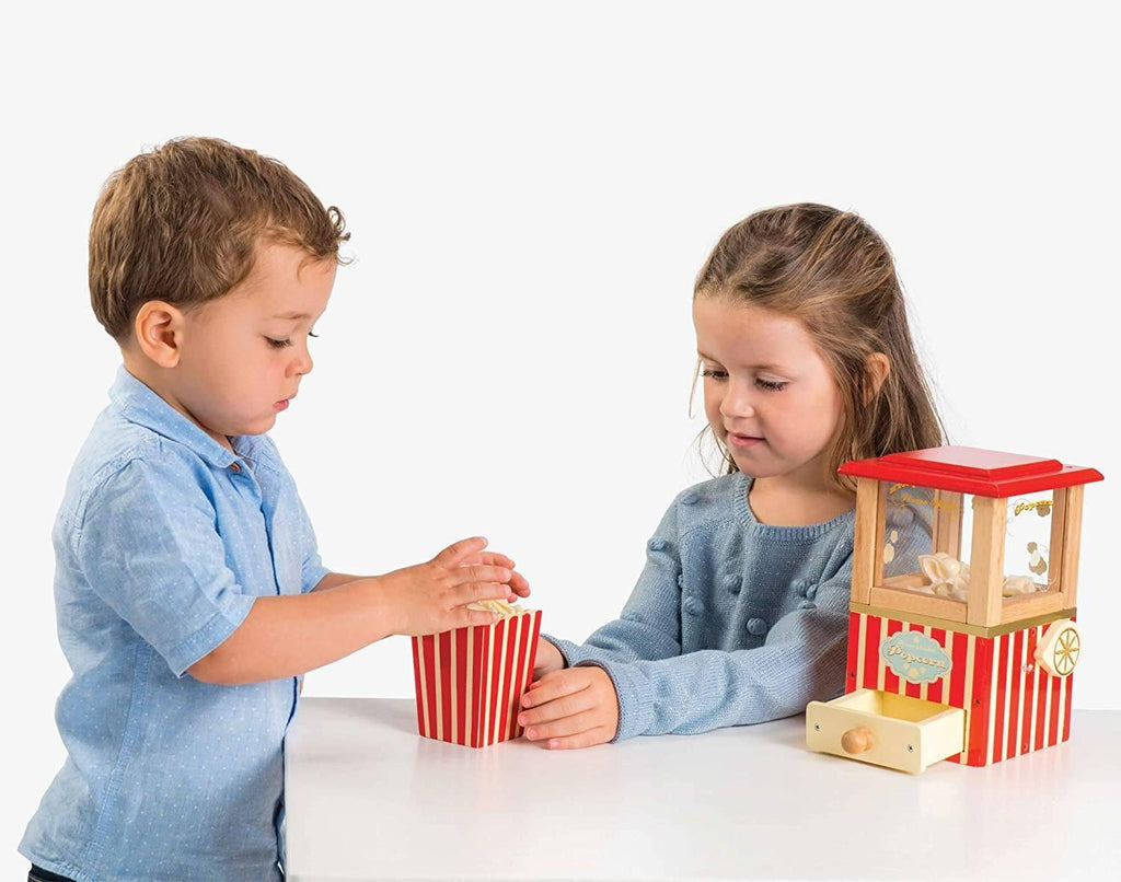 Le Toy Van - Wooden Honeybake Retro Popcorn Machine - TOYBOX Toy Shop