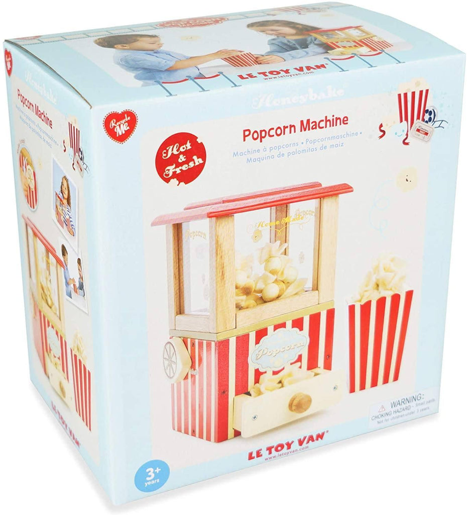 Le Toy Van - Wooden Honeybake Retro Popcorn Machine - TOYBOX Toy Shop