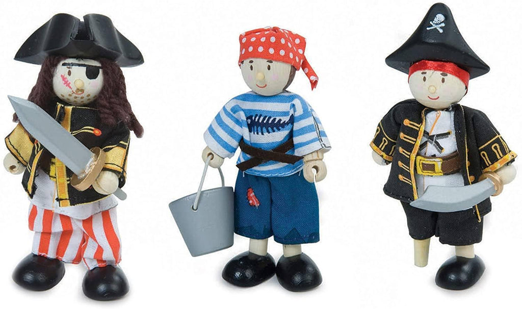 Le Toy Van Wooden Pirates Collection Budkins Gift Pack - TOYBOX Toy Shop