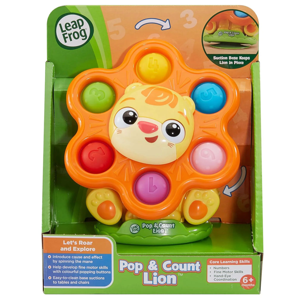 Leap Frog Pop & Count Lion - TOYBOX Toy Shop