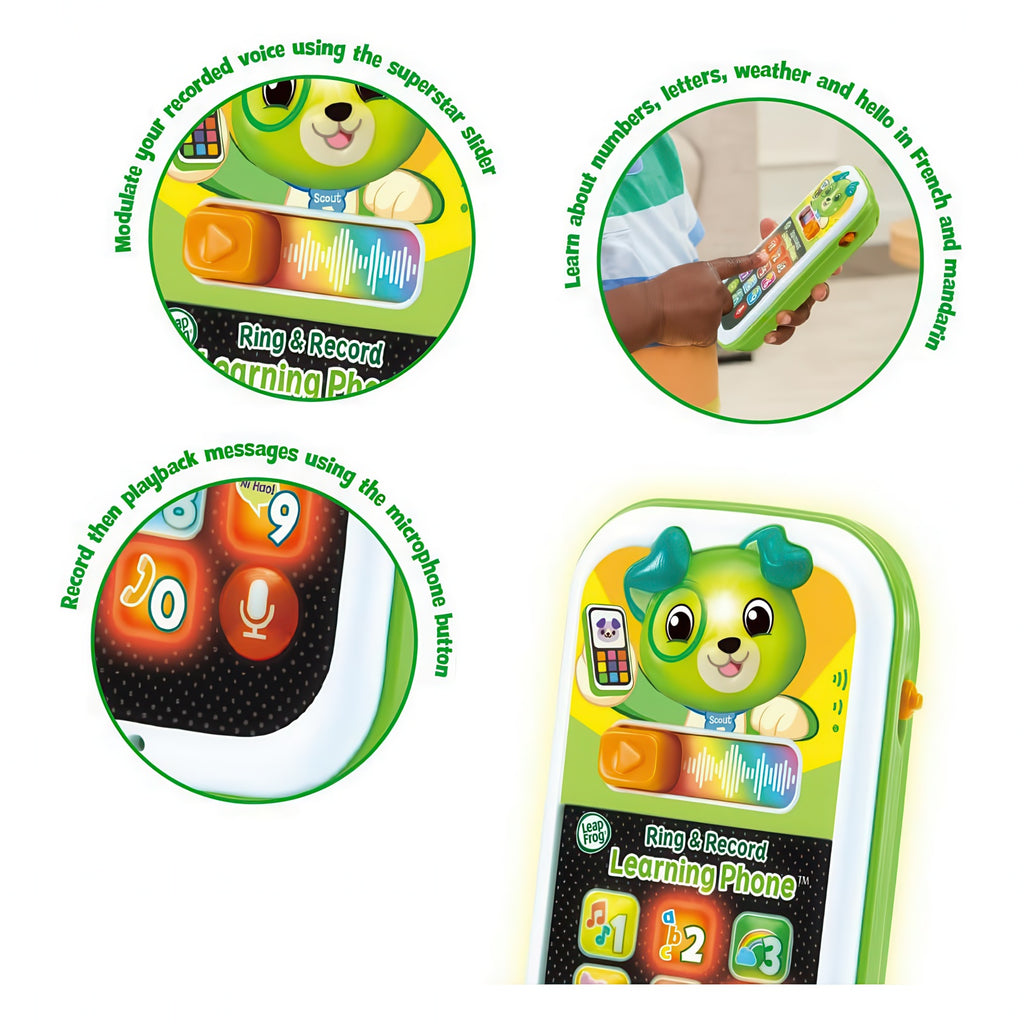 Leap Frog Scout's Ring & Record Learning Phone - TOYBOX Toy Shop