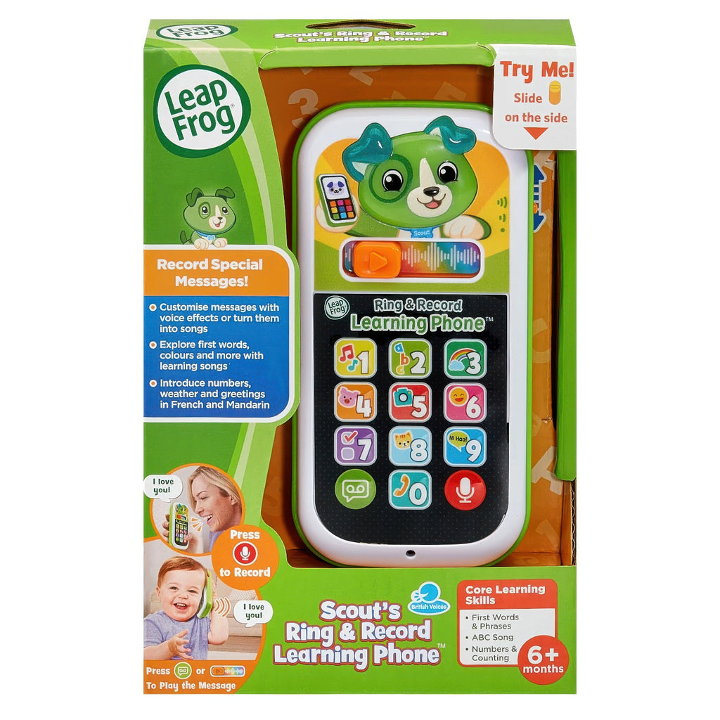 Leap Frog Scout's Ring & Record Learning Phone - TOYBOX Toy Shop