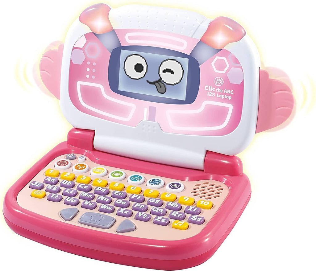 LeapFrog Clic the ABC 123 Laptop - Pink - TOYBOX Toy Shop