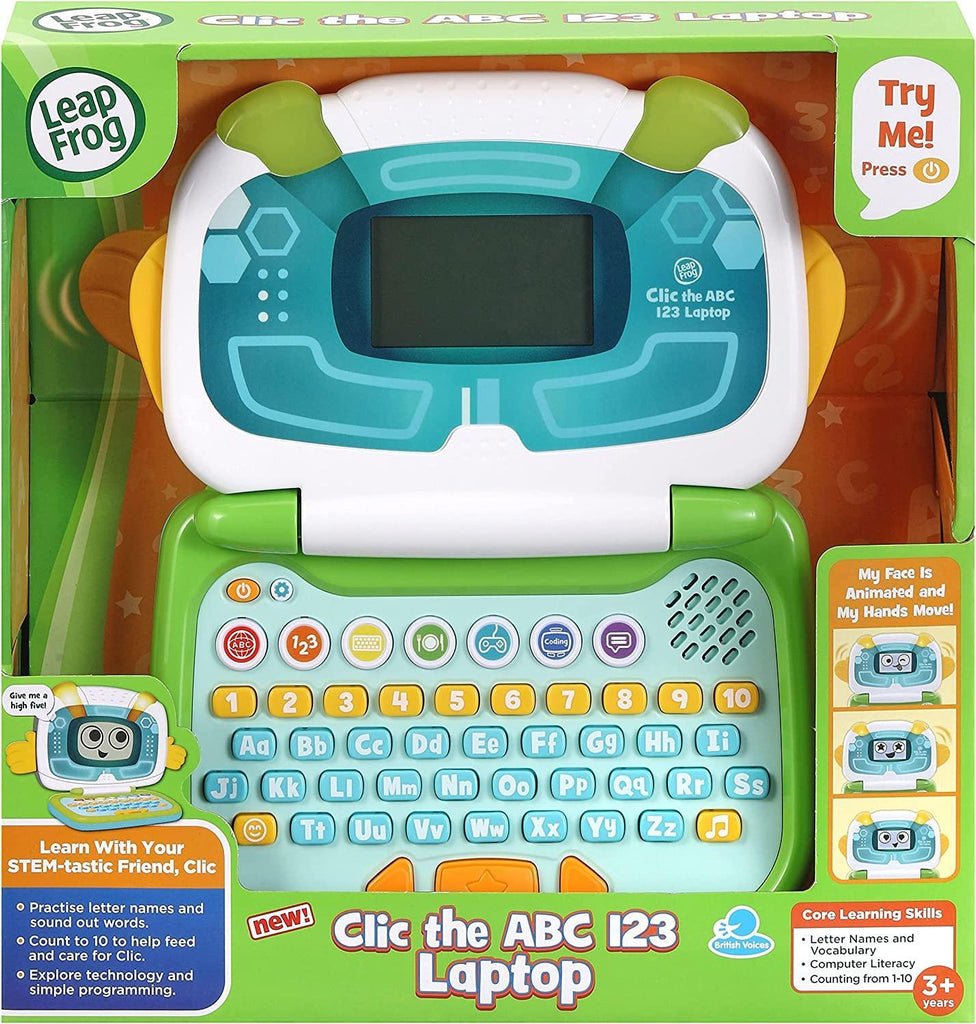LeapFrog Clic the ABC 123 Laptop - TOYBOX Toy Shop