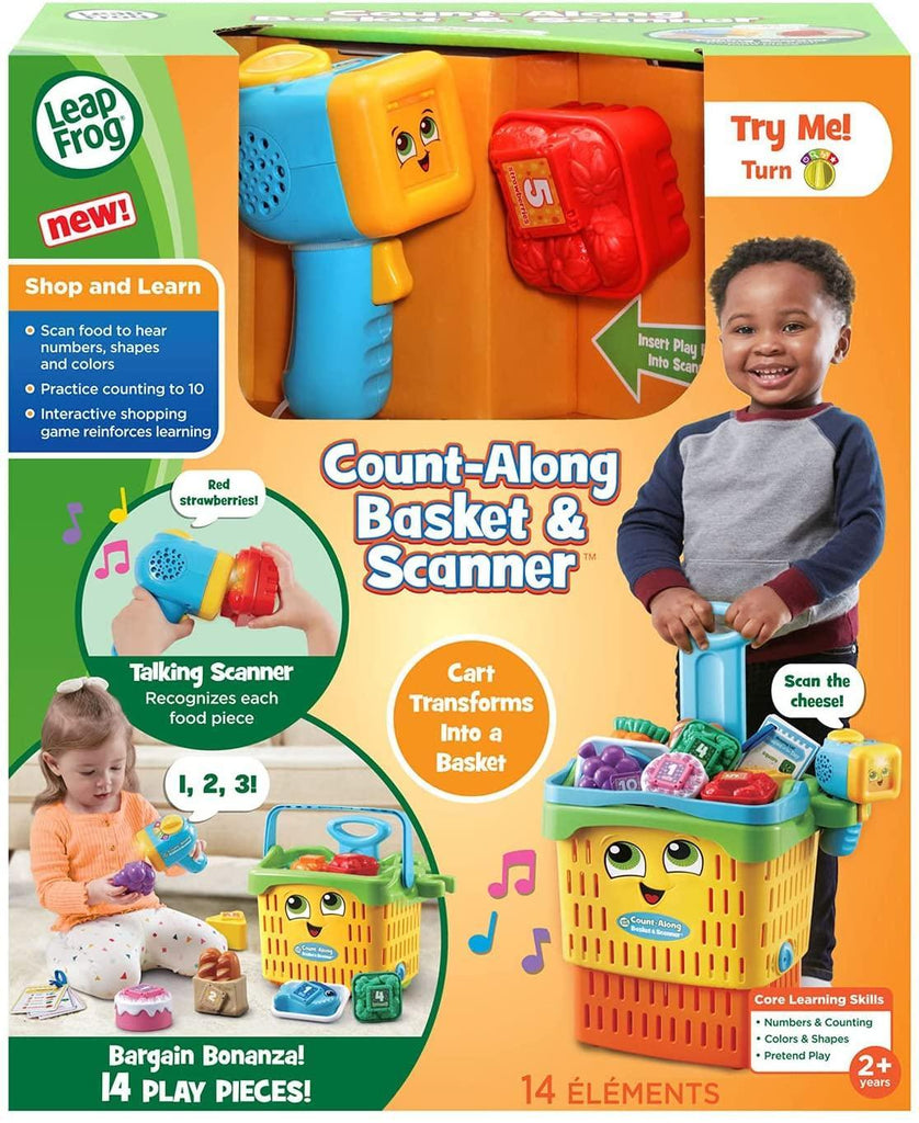 LeapFrog Count-Along Basket & Scanner - TOYBOX Toy Shop