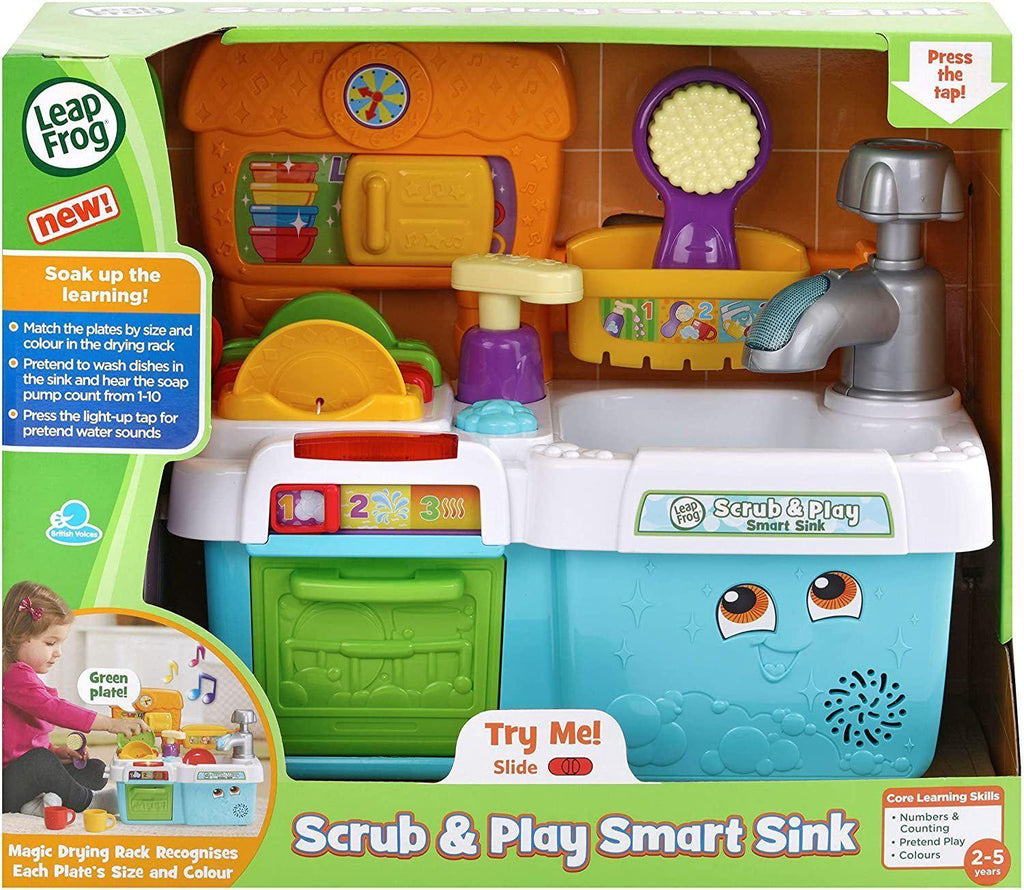 LeapFrog Scrub & Play Toy Sink Toy, Play Kitchen & Accessories - TOYBOX Toy Shop