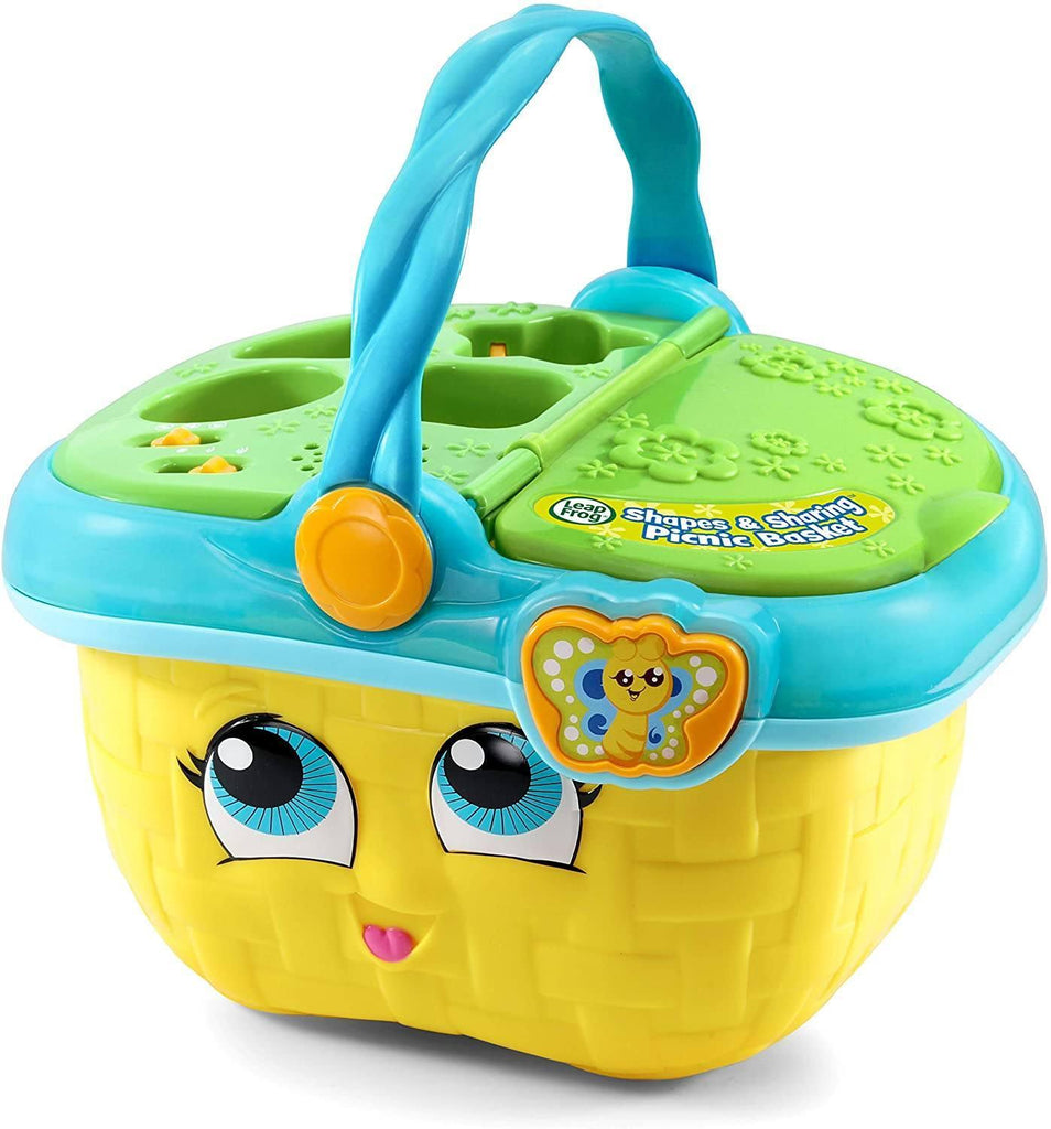 LeapFrog Shapes & Sharing Picnic Basket - Green/Yellow - TOYBOX Toy Shop