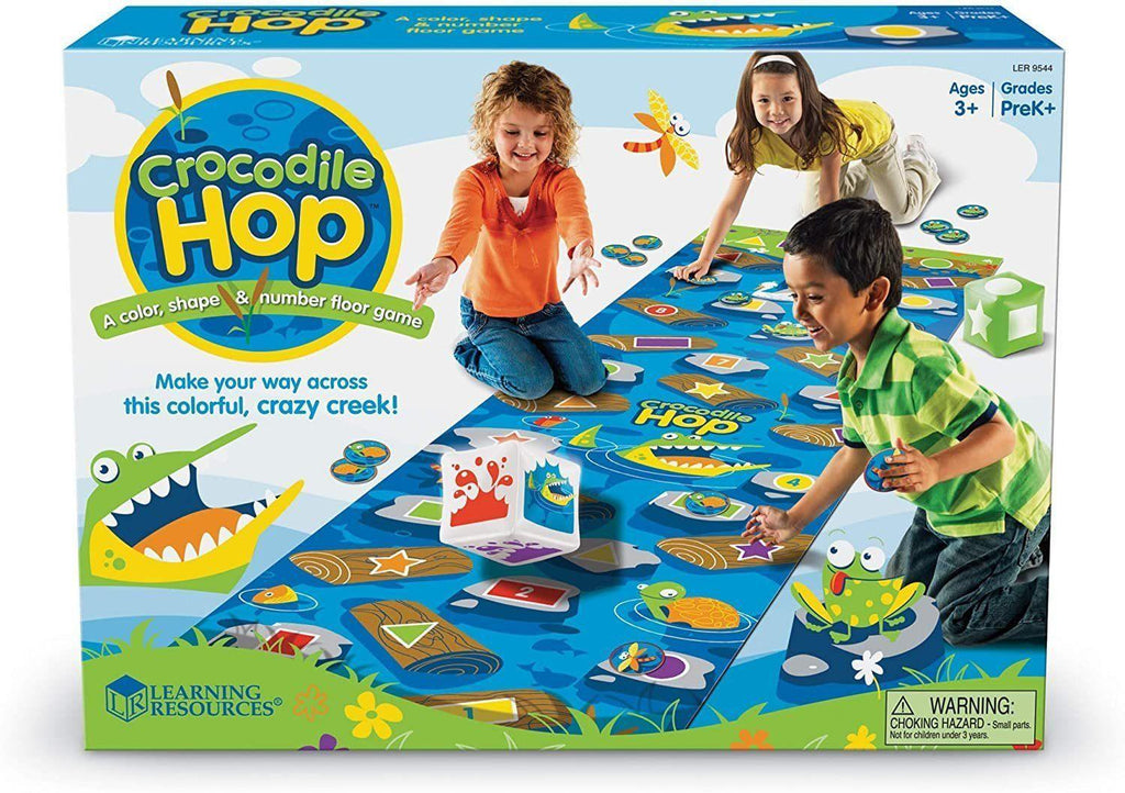 Learning Resources Crocodile Hop Floor Game - Early Maths - TOYBOX Toy Shop