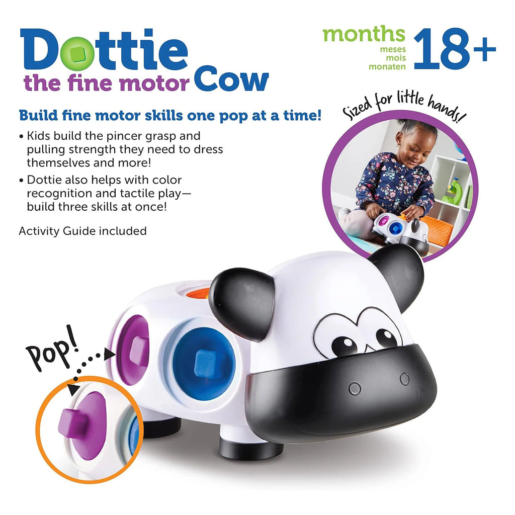 Learning Resources Dottie The Fine Motor Cow - TOYBOX Toy Shop