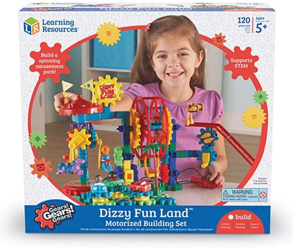 Learning Resources Gears! Gears! Gears! Dizzy Fun Land Motorised Set - TOYBOX Toy Shop