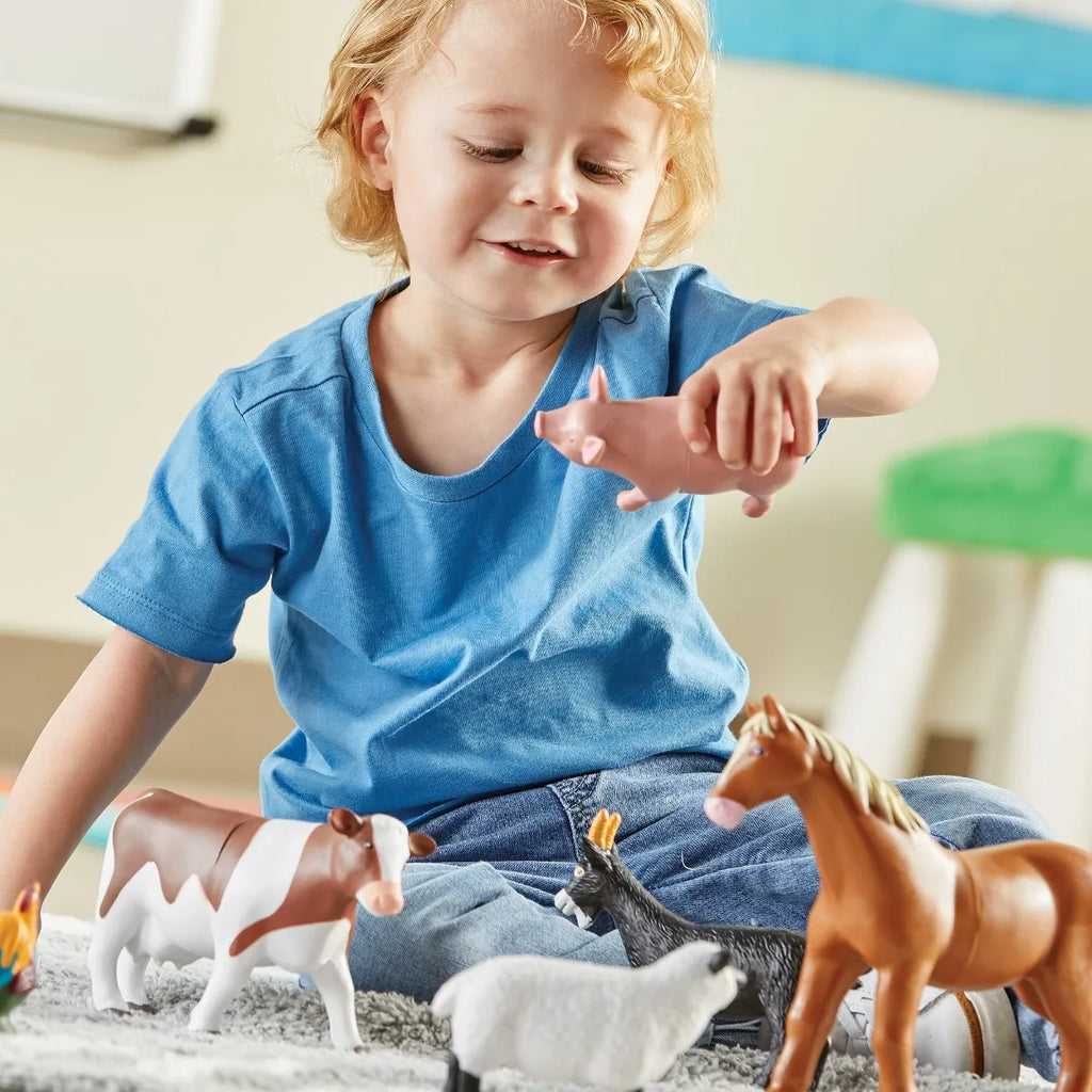 Learning Resources Jumbo Farm Animals Figures - TOYBOX Toy Shop