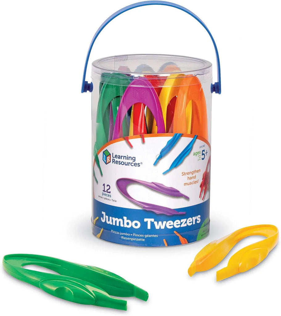 Learning Resources Jumbo Tweezers Set of 12 - TOYBOX Toy Shop