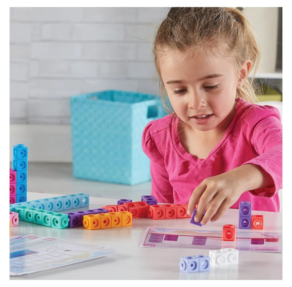 Learning Resources MathLink® Cubes Early Maths Activity Set - Fantasticals - TOYBOX Toy Shop