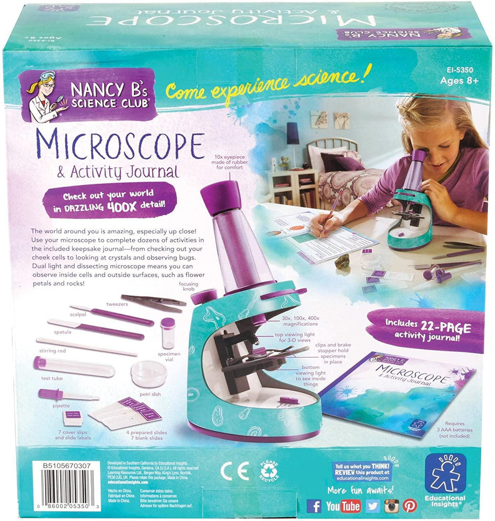 Learning Resources Nancy B's Science Club  Microscope and Activity Journal - TOYBOX Toy Shop