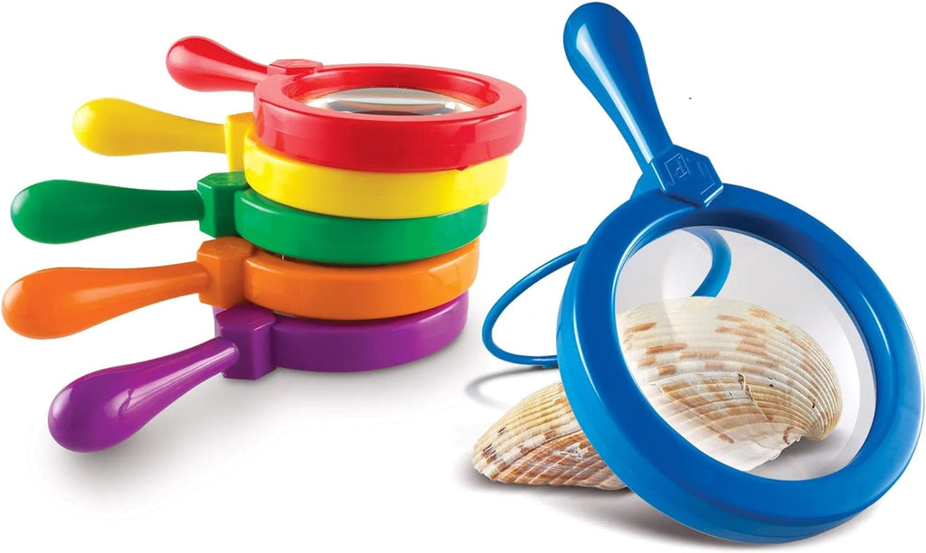 Learning Resources Primary Science Jumbo Magnifiers, Set of 6 - TOYBOX Toy Shop