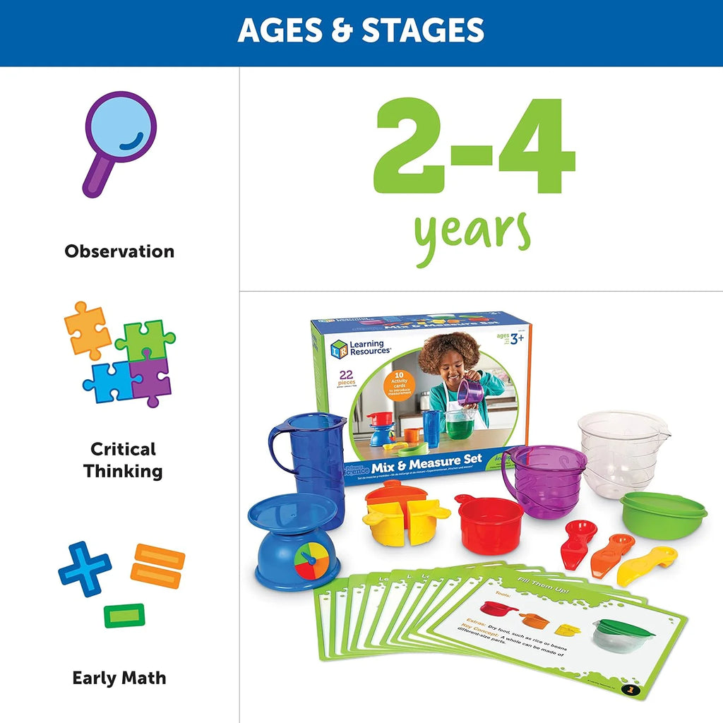 Learning Resources Primary Science® Mix & Measure Set - TOYBOX Toy Shop