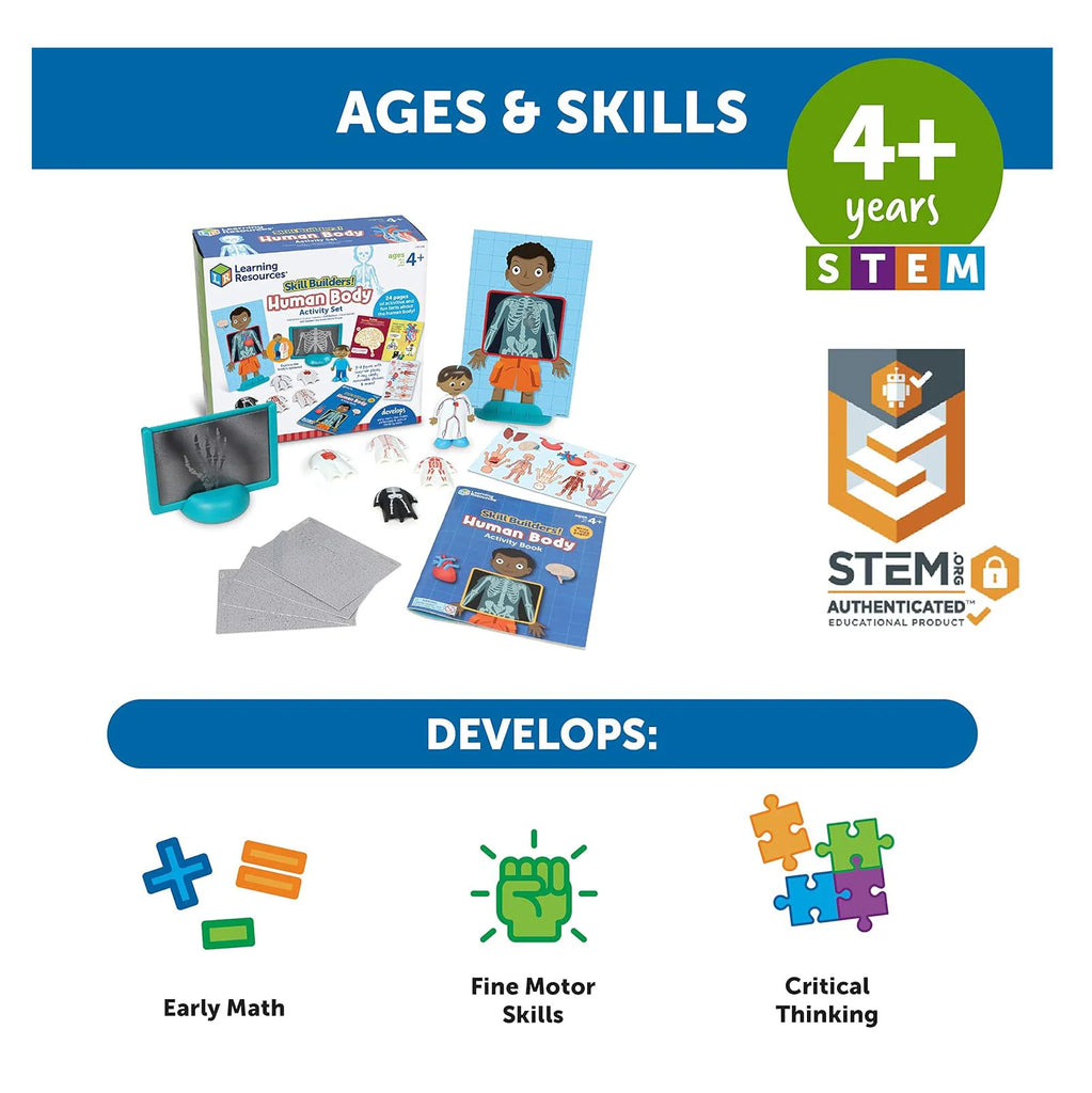 Learning Resources Skill Builders! Human Body - TOYBOX Toy Shop