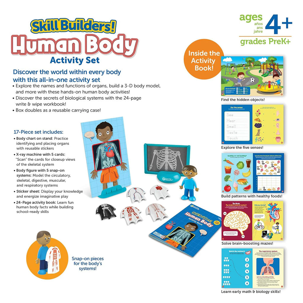 Learning Resources Skill Builders! Human Body - TOYBOX Toy Shop