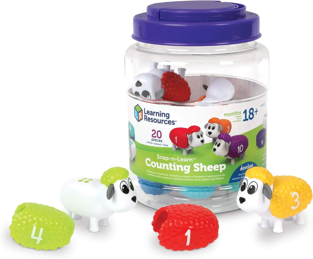 Learning Resources Snap-N-Learnt Counting Sheep - TOYBOX Toy Shop