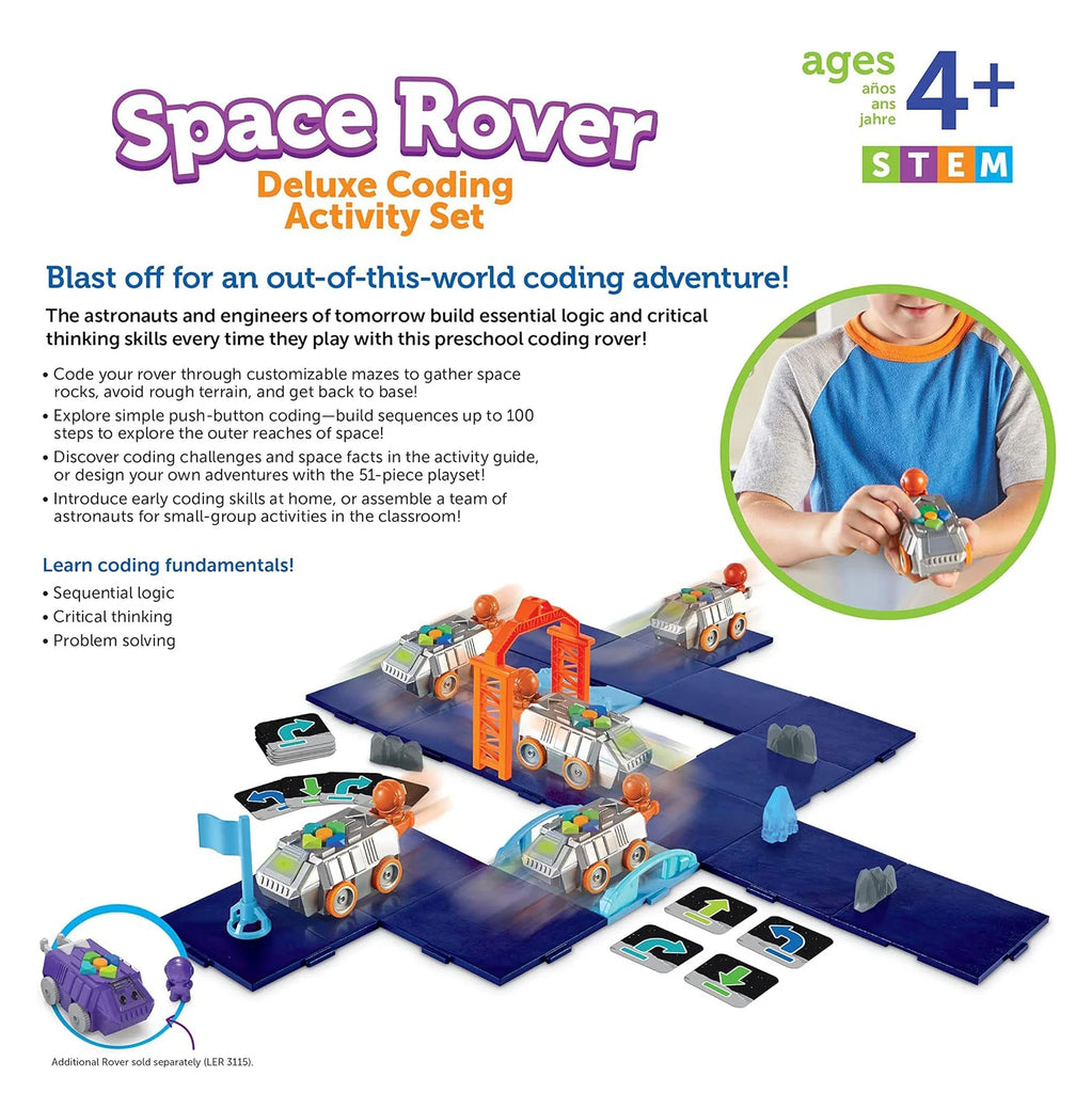 Learning Resources Space Rover Deluxe Coding Activity Set - TOYBOX Toy Shop