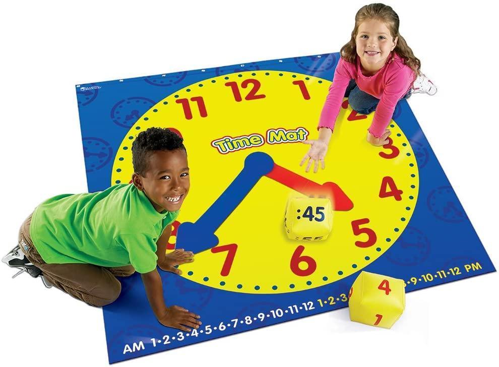 Learning Resources Time Activity Mat, Learning Clock - TOYBOX Toy Shop