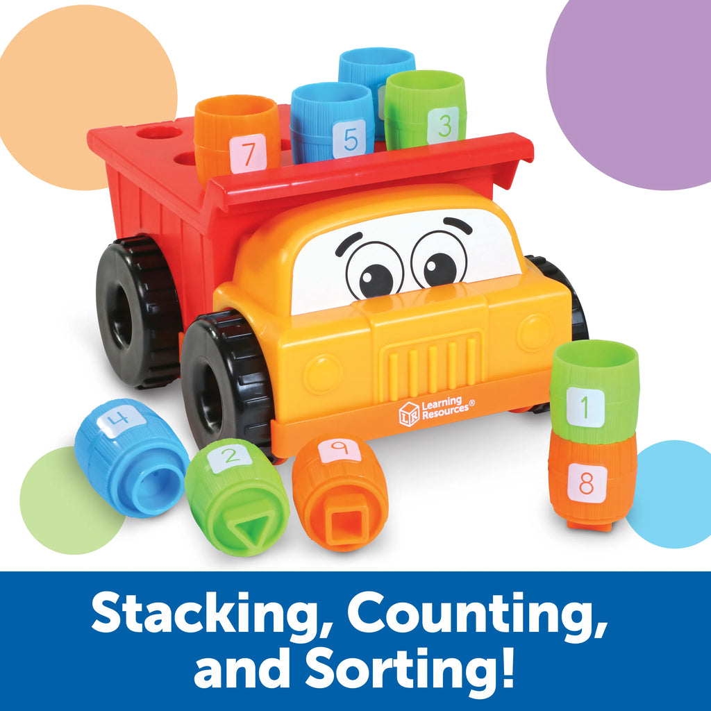 Learning Resources Tony the Peg Stacker Dump Truck - TOYBOX Toy Shop