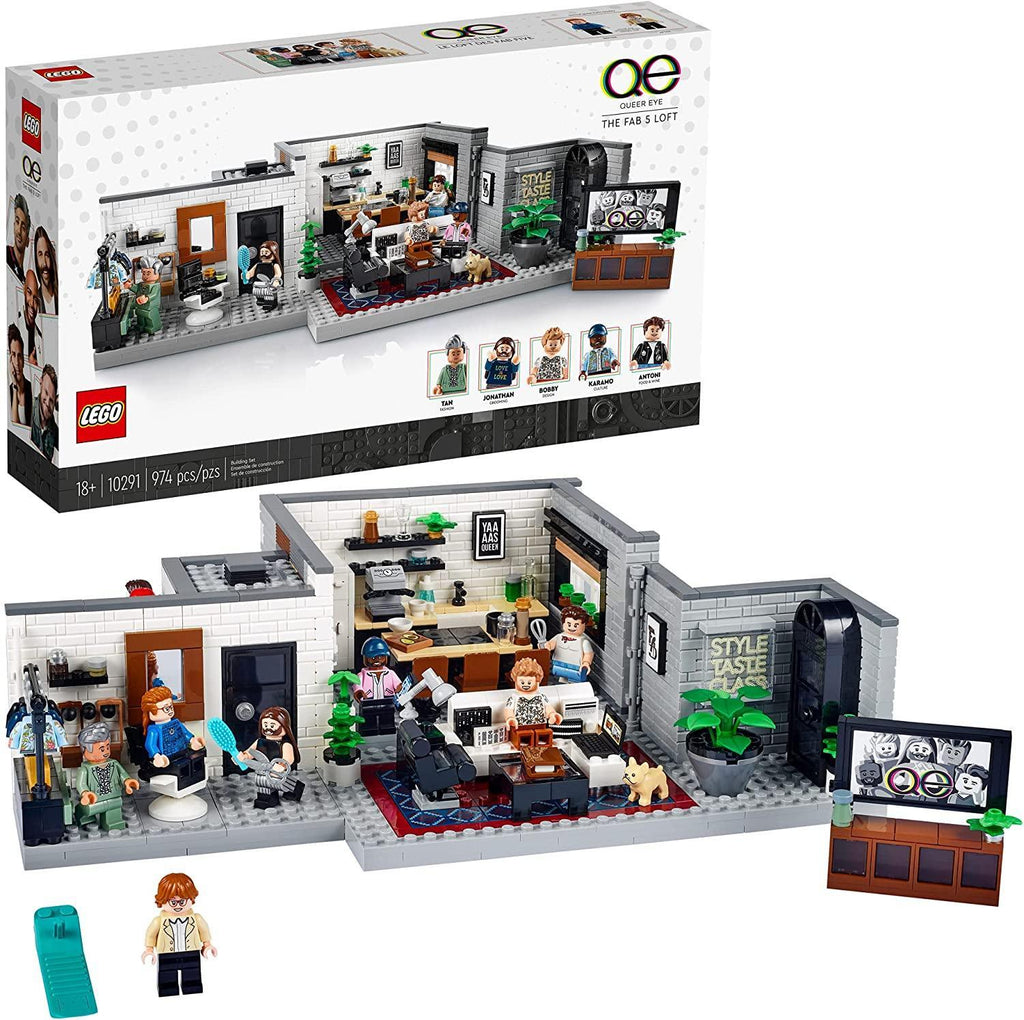 LEGO 10291 Queer Eye – The Fab 5 Loft - TOYBOX Toy Shop