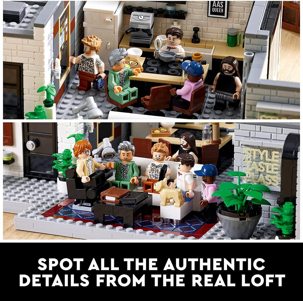 LEGO 10291 Queer Eye – The Fab 5 Loft - TOYBOX Toy Shop