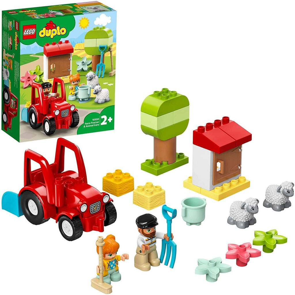 LEGO DUPLO 10950 Town Farm Tractor & Animal Care Toddler Toy - TOYBOX Toy Shop