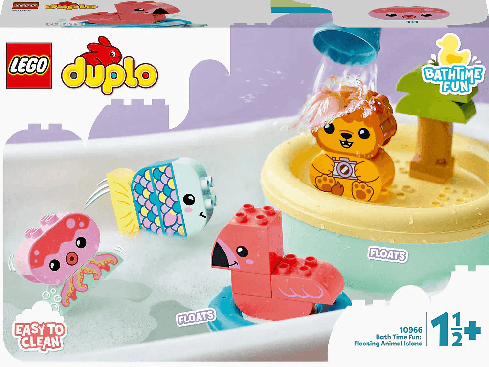 LEGO DUPLO 10966 Bath Time Fun: Floating Animal Island - TOYBOX Toy Shop