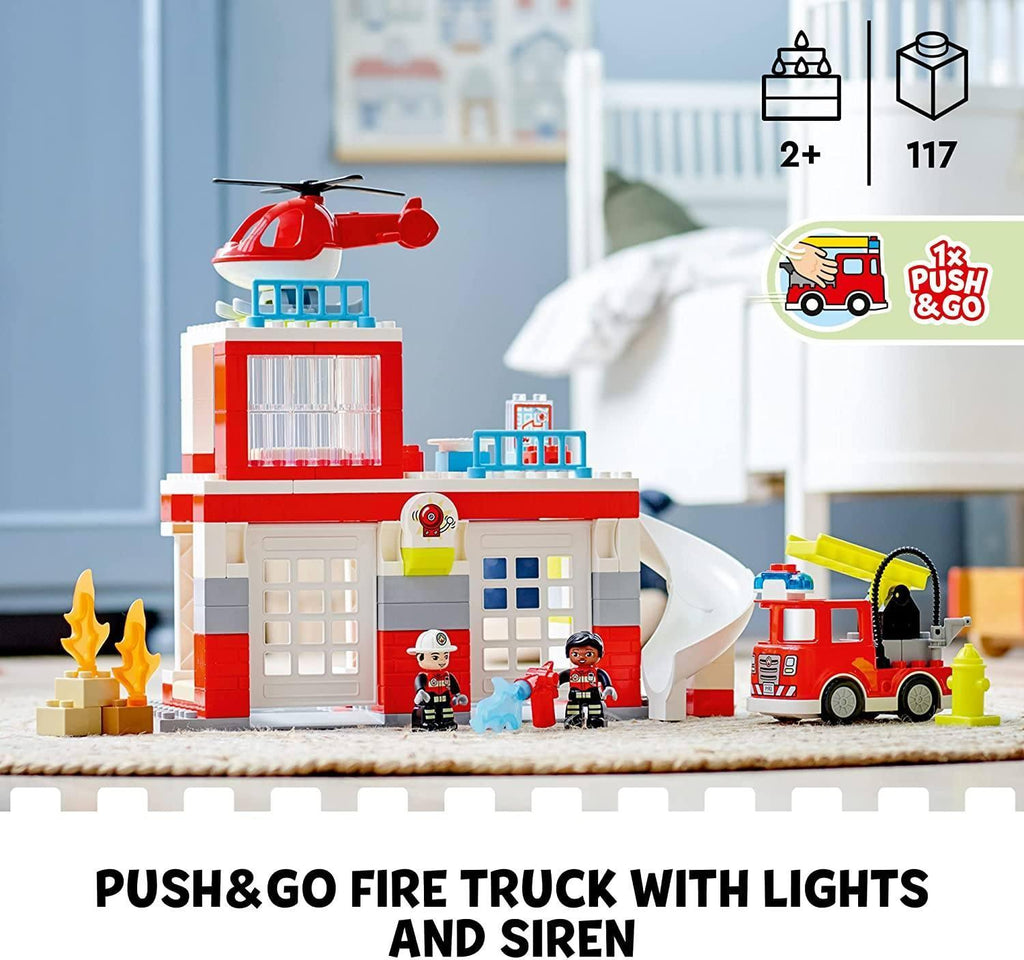 LEGO DUPLO 10970 Fire Station & Helicopter - TOYBOX Toy Shop